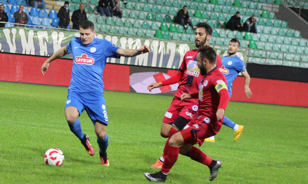 Rizespor dan rahat bir futbol