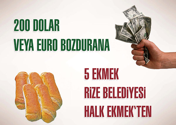 Rize Belediyesi de Dolar etkinli?ine kat?ld?