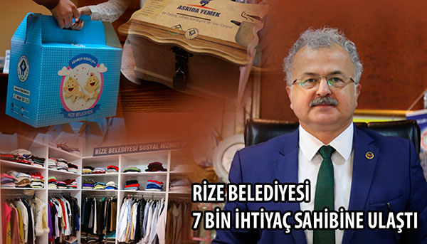 Rize Belediyesi 7 bin kişiye ulaştı