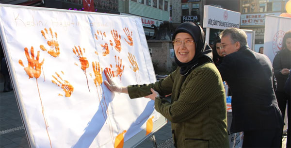 Kadına şiddet etkinliği