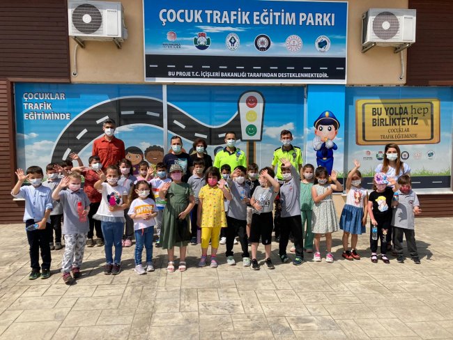 Çocuk Trafik Eğitim Parkında Eğitimler Başladı