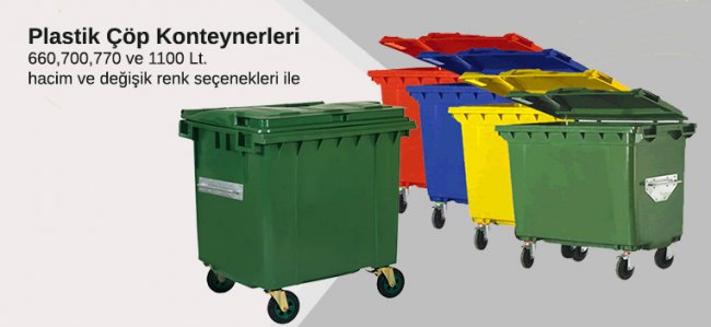 Plastik çöp konteyneri satın alınacak