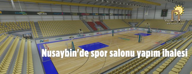 Nusaybin'de spor salon yapım ihalesi