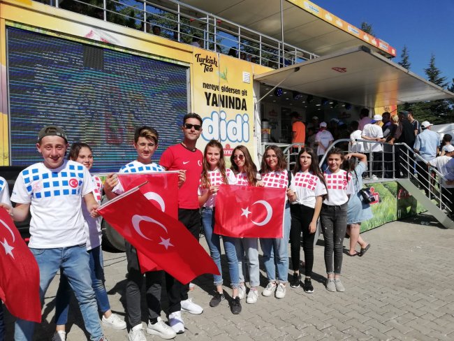 Çaykur TIR’ı, Büyük Taarruzun başladığı zirvede