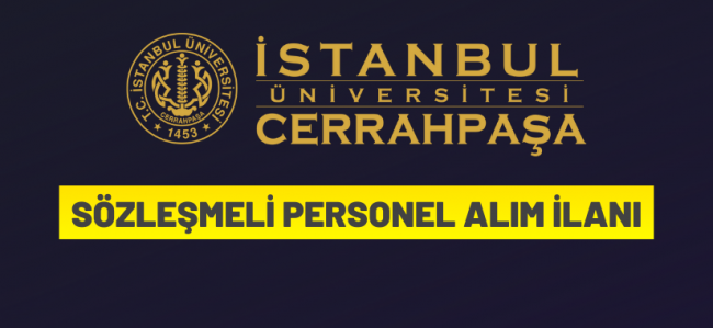 Sözleşmeli personel alım ilanı