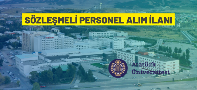 Sözleşmeli personel alım ilanı