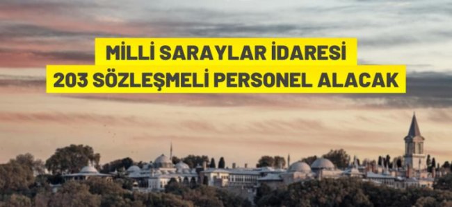 Sözleşmeli personel alım ilanı