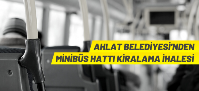 Minibüs hatları kiraya verilecek