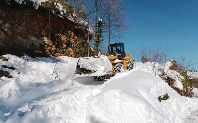 Rize de köy yolları yine kapandı