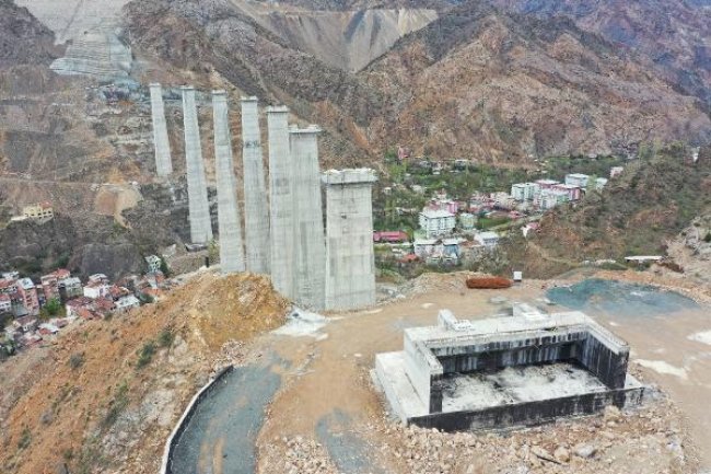 Baraj bağlantı yolları tamam