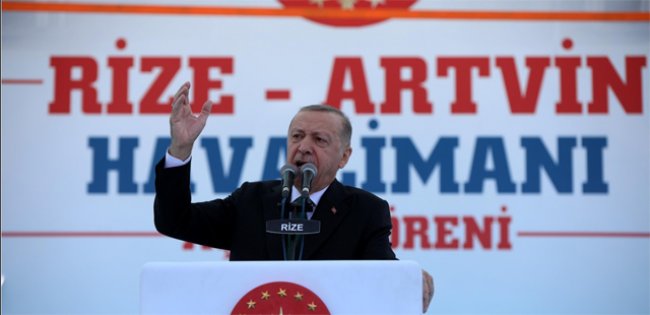 Cumhurbaşkanı Erdoğan: Bu bayrağı hep daha yukarıya dikmek için yolumuza devam edeceğiz