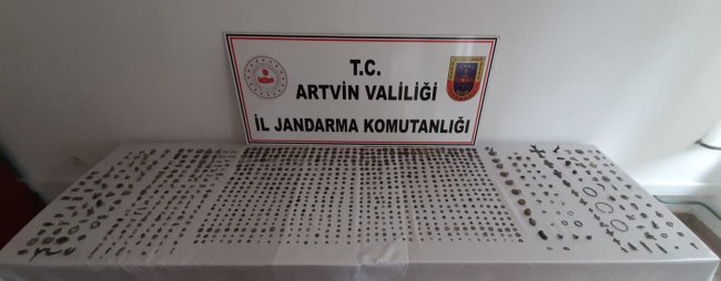 Artvin’de 1021 tarihi sikke ele geçirildi