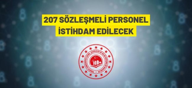 Çevre, Şehircilik ve İklim Değişikliği Bakanlığı 207 Sözleşmeli Personel alacak