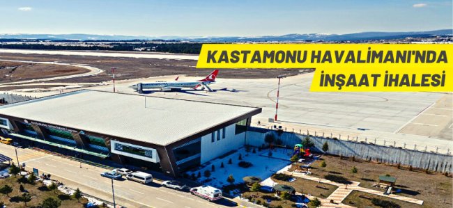 Kastamonu Havalimanı'nın apronu genişletilecek