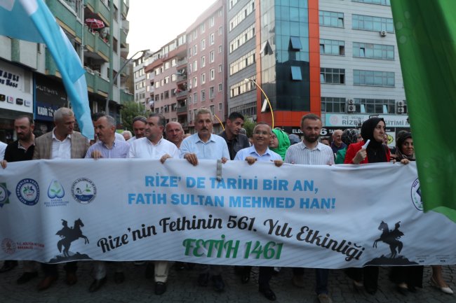 Rize'nin Fethi'nin 561'inci yılı kutlandı