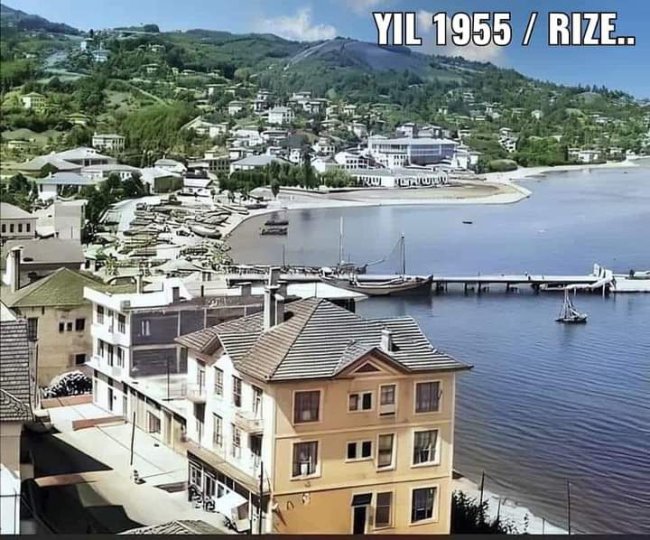 1955 Rize görüntüsü