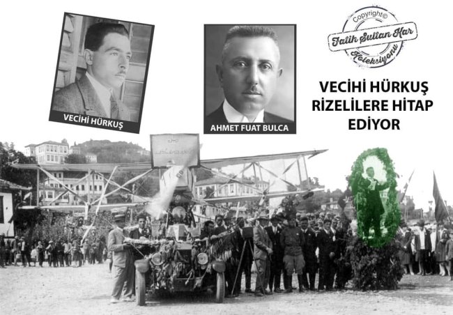 HAVACILIK TARİHİNİN RENKLİ İSMİ VECİHİ HÜRKUŞ RİZE’DE