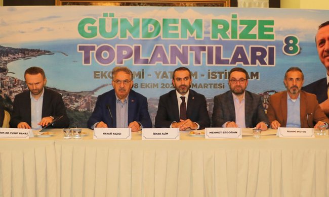 8 İNCİ GÜNDEM RİZE TOPLANDI