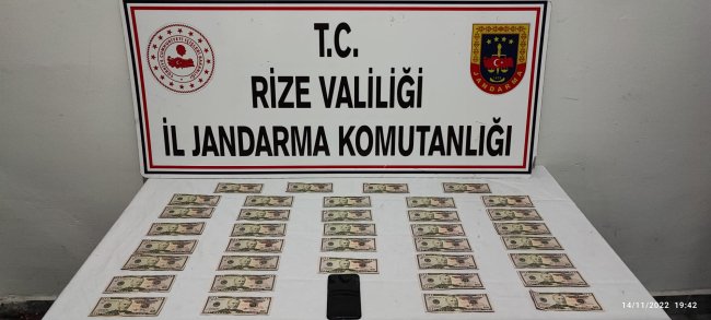 Rize'de 'Sahte Amerikan Doları' Operasyonu