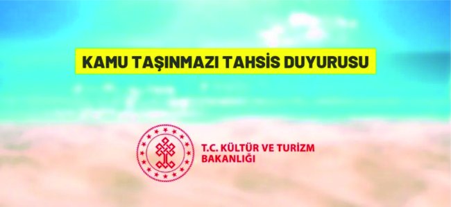 Kültür ve Turizm Bakanlığı'ndan turizm yatırımcılarına duyuru