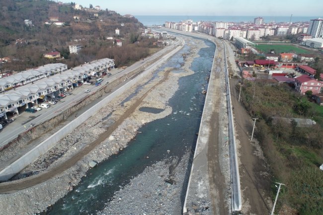 Kapisre deresi kontrol altına alınıyor