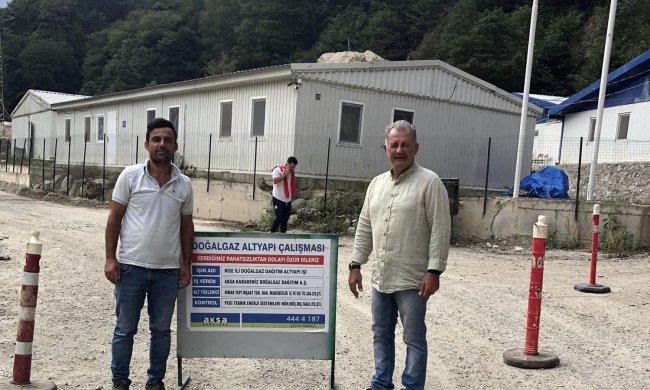 İKİZDERE DE DOĞALGAZ ÇALIŞMALARI BAŞLADI