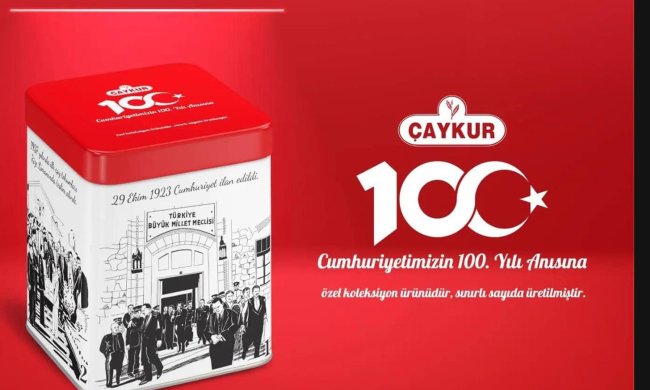 ÇAYKUR, CUMHURİYETİN 100.YILI ANISINA ÇAY ÜRETTİ