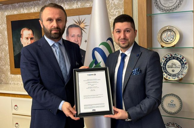 Recep Tayyip Erdoğan Üniversitesi YEK-G Belgesini Aldı