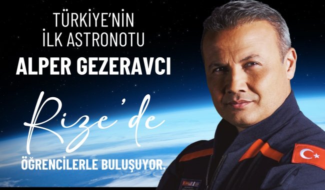 Alper Gezeravcı, Rize'de Öğrencilerle Buluşuyor